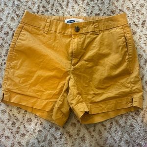 Mustard old Nancy shorts